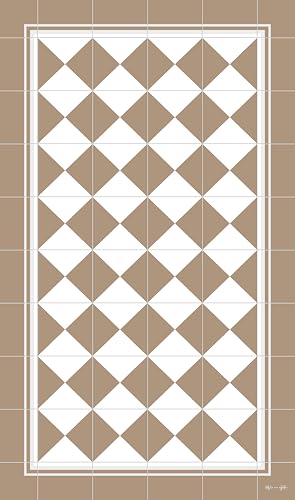 DobleUve Estudio Vinyl Teppich Imperial | Braun | 47x80 cm | Waschbarer Rutschfester Küchenläufer | Kinder | Vinylboden | Vinylteppich für Wohnzimmer DobleUve Estudio Vinyl Teppich Imperial | Braun | 47x80 cm | Waschbarer Rutschfester Küchenläufer | Kinder | Vinylboden | Vinylteppich für Wohnzimmer von DobleUve Estudio