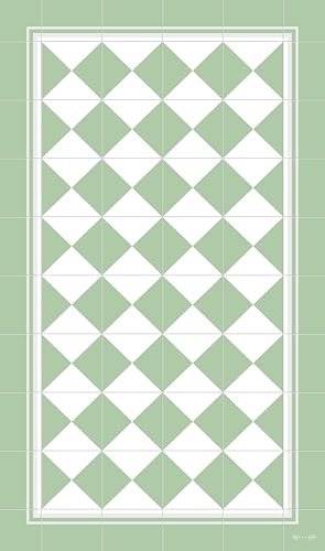 DobleUve Estudio Vinyl Teppich Imperial | Grun | 65x80 cm | Waschbarer Rutschfester Küchenläufer | Kinder | Vinylboden | Vinylteppich für Wohnzimmer DobleUve Estudio Vinyl Teppich Imperial | Grun | 65x80 cm | Waschbarer Rutschfester Küchenläufer | Kinder | Vinylboden | Vinylteppich für Wohnzimmer von DobleUve Estudio