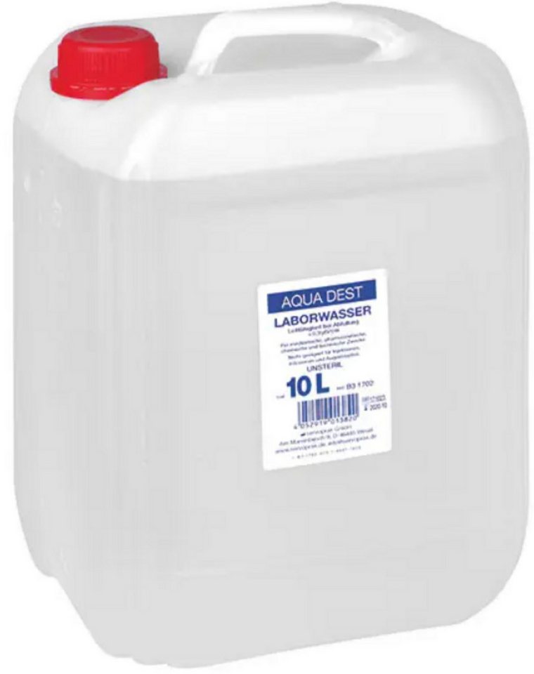 DocMed Destilliertes Wasser Aqua Dest-Laborwasser, Spar-Set, Vielseitig zu gebrauchen, besonders rein von DocMed