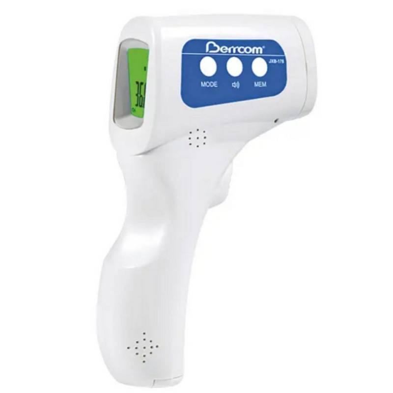 DocMed Infrarot-Thermometer DocMed Infrarot Thermometer, Spar Set 1-tlg., Temperaturmessgerät, schnelle Temperaturmessung, digitales Thermometer von DocMed