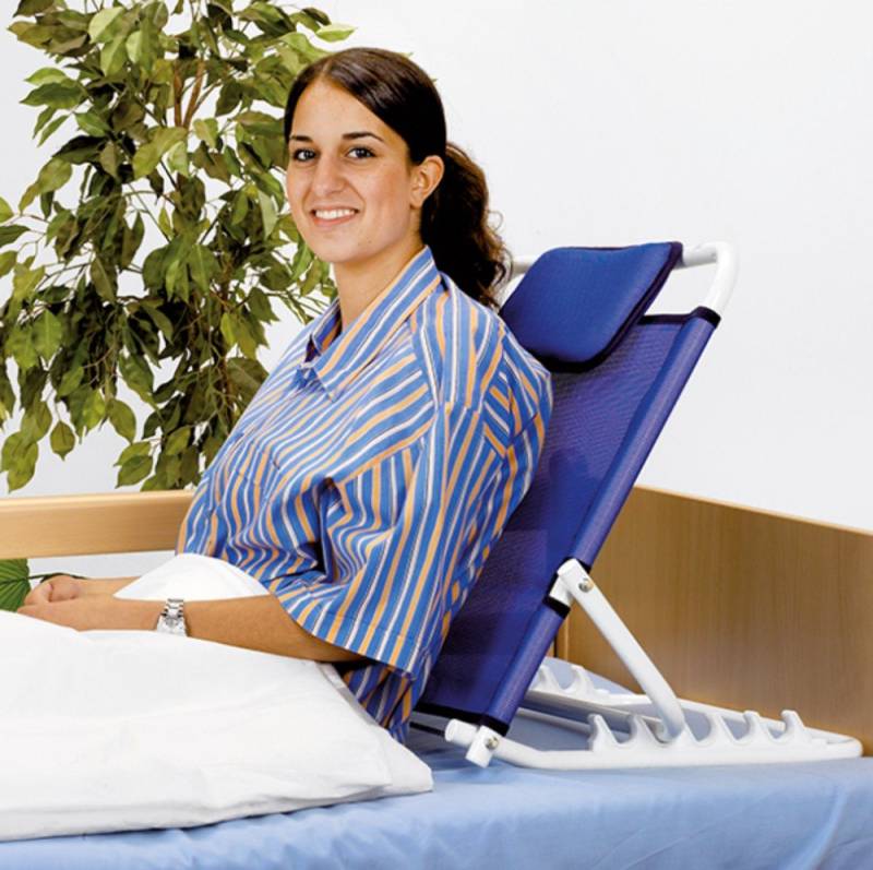 DocMed Rückenkissen Rückenstütze, Stufenlos verstellbar, klappbar, 1-tlg., Verstellbare Rückenlehne, Rückenpolster, Multifunktionale Rückenstütze von DocMed