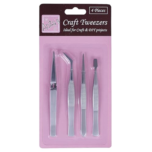 DocRod LLC Anita 's Craft Pinzette Set, 4 Stück DocRod LLC Anita 's Craft Pinzette Set, 4 Stück von Anita's