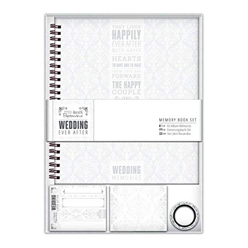DocRod LLC Papermania Hochzeit Memory Book, grau/weiß DocRod LLC Papermania Hochzeit Memory Book, grau/weiß von Papermania