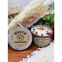 Beste Hebamme Sojawachskerze I Dankeschön Nach Geburt Und Wochenbett Umweltfreundliche Geschenk Hebammenbetreuung von DochtFreunde