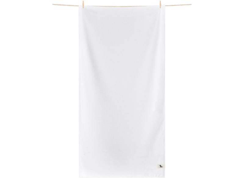 Dock & Bay LTD c/o Handtücher Badehandtuch Waffelmuster S Crystal White 85x40cm, 100% Polyester (TOWLH-CLA-SM-WHITE) von Dock & Bay LTD c/o