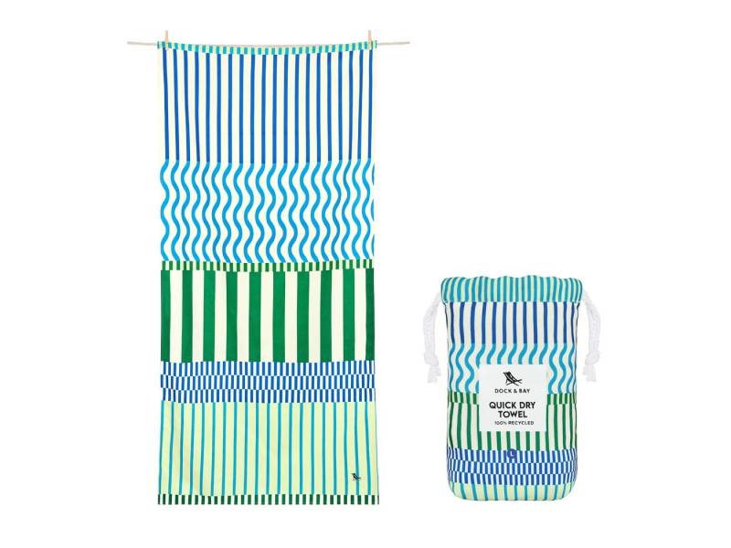 Dock & Bay LTD c/o Strandtuch Beach Towel L Blueberry Spritz 160x90cm, Polyester (TOWLB-DES-LG-BLUSPRIT) von Dock & Bay LTD c/o
