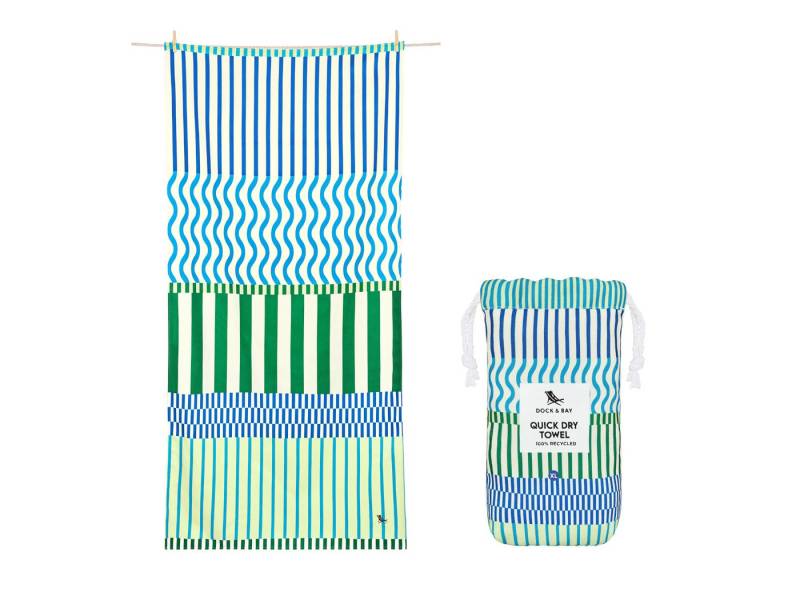 Dock & Bay LTD c/o Strandtuch Beach Towel XL Blueberry Spritz 200x90cm, Polyester (TOWLB-DES-XL-BLUSPRIT) von Dock & Bay LTD c/o
