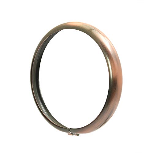 5 3/4" Lampenring Kupfer für Bates Style Hauptscheinwerfer von Dock66 Motorcycle Parts