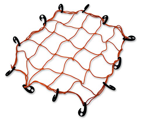 Docks gmar37 elastischen Netz mit 16 Haken aus Polyamid – Durchmesser Saite: 5 Millimeter – Breite: 1, 20 Meter, orange von Docks