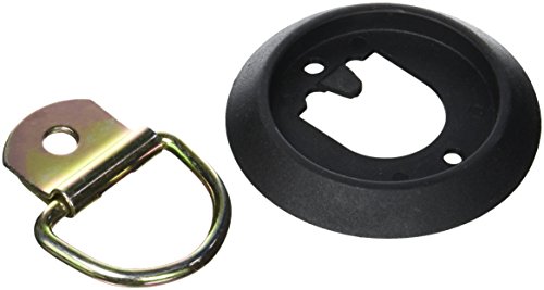 Docks gmar47 Ring Zurrgurt rund – Stahl verzinkt und Polyamid – Arbeitslast Ungefähre 272 kg – Dicke 11 mm – Durchmesser 100 mm, grau/schwarz von Docks