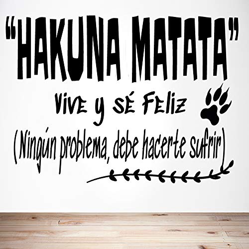 Docliick DC-18038 Vinyl-Aufkleber für Kinderzimmer"HAKUNA MATATA, VIVE SÉ FELIZ" Docliick DC-18038 Vinyl-Aufkleber für Kinderzimmer"HAKUNA MATATA, VIVE SÉ FELIZ" von Docliick