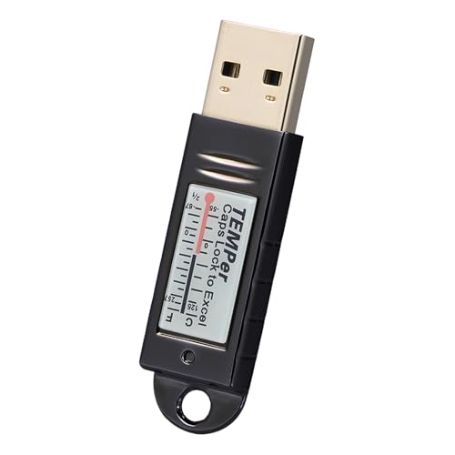 Docooler PCsensor USB Thermometer Datenlogger Recorder für PC Laptop Silber von Docooler