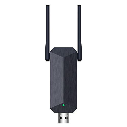 Docooler Treiberlose WiFi6 Gigabit Wireless Network Card 1800Mbps 2.4GHz+5.8GHz Dualband USB WiFi Adapter USB3.0 Schnittstelle Plug and Play Weiß von Docooler