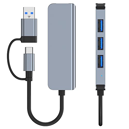 Docooler Typ C zu USB Hub 4-in-1 Dockingstation USB3.0 5gbps und 3 USB2.0 4 Ports Ultra Slim USB Splitter Plug and Play Kompatibel mit MacBook Pro/Air Surface Pro PS4 XPS PC Flash Drive Docooler Typ C zu USB Hub 4-in-1 Dockingstation USB3.0 5gbps und 3 USB2.0 4 Ports Ultra Slim USB Splitter Plug and Play Kompatibel mit MacBook Pro/Air Surface Pro PS4 XPS PC Flash Drive von Docooler