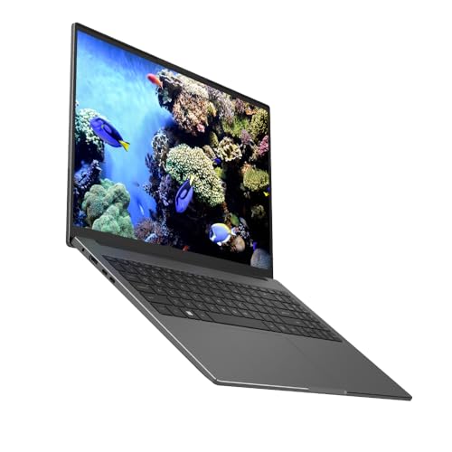 Win11 Laptop for Graphic Design, 16'' High Clear Display, AMD Ryzen™ 7 8845HS 32GB +1TB 8 Cores, Matte Screen 120Hz Refresh Rate, Spiele mit hohem Schwierigkeitsgrad Notebook, Student Lab Notebook von Docooler