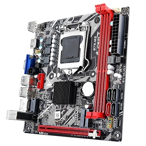 Docooler 1155 WiFi Desktop Home Office Gaming Motherboard PCI-E 16X DDR3 16GB 100M Netzwerkkarte USB2.0 USB3.0 WiFi M.2 VGA Kompatibel mit HD-MI von Docooler