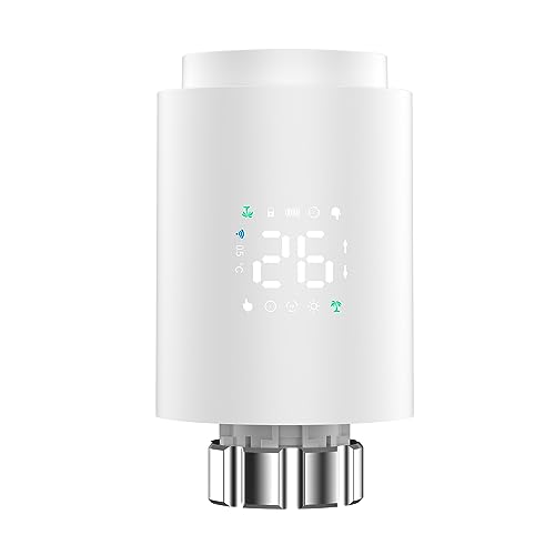 Docooler Thermostatisches Radiatorventil, intelligentes Thermostat, LED-Display, unterstützt mobile App-Steuerung, Radiator-Controller Docooler Thermostatisches Radiatorventil, intelligentes Thermostat, LED-Display, unterstützt mobile App-Steuerung, Radiator-Controller von Docooler