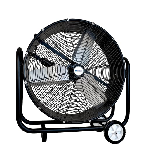 Doctor San - Sanierungstechnik Trommelventilator Windmaschine Bauventilator Hallenventilator Baugebläse Baulüfter 15600m³/h Ø80cm von Doctor San - Sanierungstechnik