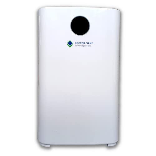 HEPA H14 Luftreiniger 3006 von doctor-san® | Filterleistung >99,997% | CADR 310m³ | bis 50m² Raumgröße | UV-Bestrahlung | Ionisator | 6-fach Filterung | Nachtmodus von Doctor San - Sanierungstechnik