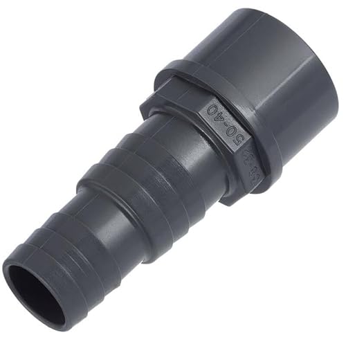 PVC Druckschlauchtülle Klebestutzen Achtkant Doppeltülle 50 x 38 x 32mm bis 16 bar von Doctor San - Sanierungstechnik