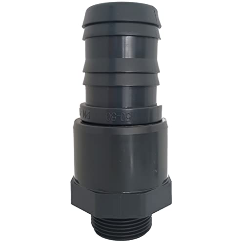 Schlauchanschluss Schlauchstutzen Schlauchreduzierung Profi Tülle auf 50mm verschiedene Gewinde (1-1/4" auf 50mm) von Doctor San - Sanierungstechnik