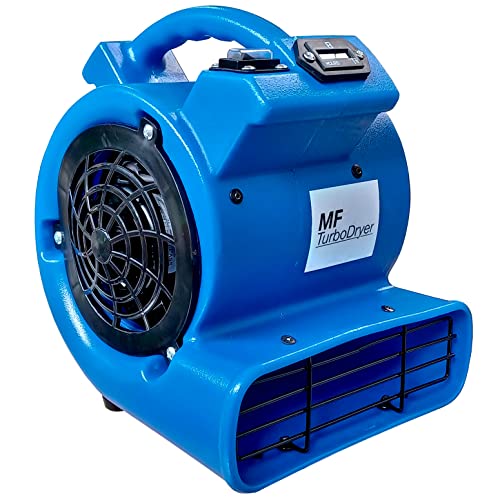 Turbolüfter Radialgebläse Bautrockner Radiallüfter Baulüfter 360 m³/h Farbe: grau rot gelb blau (BLAU) von Doctor San - Sanierungstechnik