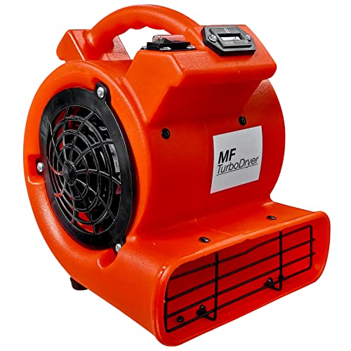 Turbolüfter Radialgebläse Bauventilator Bautrockner Teppichtrockner Wandtrockner Bodentrockner 360m³/Std. ROT von Doctor San - Sanierungstechnik