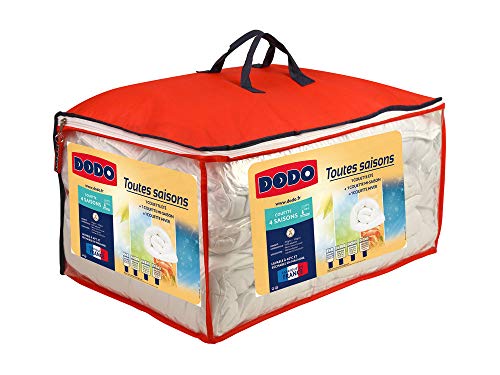 DODO 25665 Für 4 Jahreszeiten Steppbett 200 x 200 cm Polyester weiß von DODO