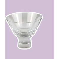 5 Vintage Dessert Eis Schalen Kristall Glas Italien Bubble Sergio Asti Design 70Er 1970Er von DodoVintageShop