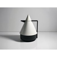 Vintage Emsa Rio Thermoskanne Weiß 80Er Plastik Resin Kanne Kaffee Tee 1980 Isolierkanne Postmodern Memphis Milano Ettore Sottsass von DodoVintageShop