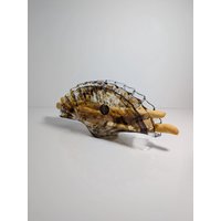 Vintage Murano Glas Schale Fächer Grissini Breadstick Cordonato D'oro Goldpuder Goldstaub Anbietschale 1970 70Er Mid Century von DodoVintageShop