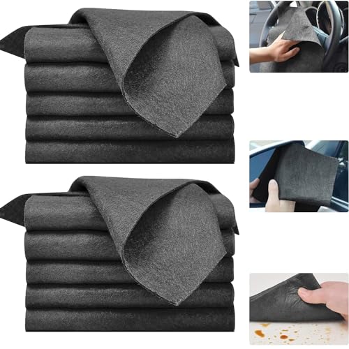 Streak Free Microfiber Magic Cleaning Wipes,Thickened Magic Cleaning Cloth,Large Microfiber Window Cleaning Cloths,Microfiber Cleaning Cloth,Reusable Thickened Magic Cleaning Cloth,30*30cm (10Pcs) von Doduiu