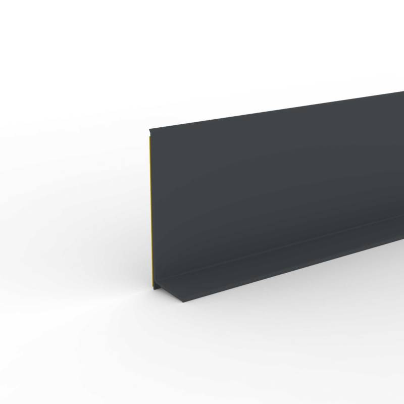 Doellken Weichsockelleiste 'Basic' schwarz 10000 x 50 x 15 mm von Doellken