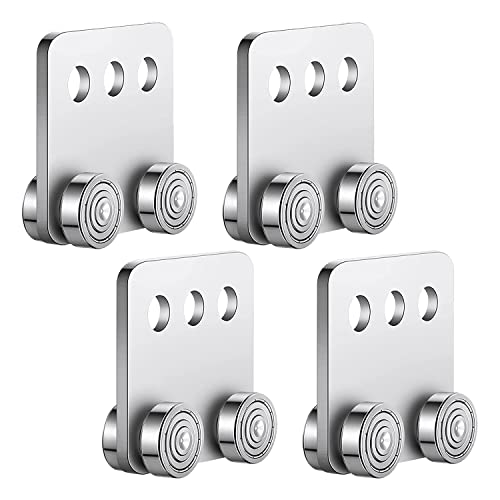 Doengdfo 4 Stück 4 Trolley geschweißte Kanalrolle für 3,8 cm breite Federbeinkanäle Doengdfo 4 Stück 4 Trolley geschweißte Kanalrolle für 3,8 cm breite Federbeinkanäle von Doengdfo