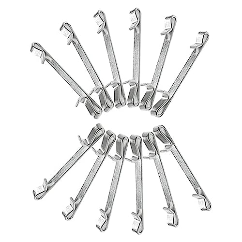 Doengdfo Frühe 5,1 cm Doppelschlaufen-Werkzeugkasten, Schubladenschiebe-Clips, Snap-on-Werkzeugkasten, Ersatzteile (12 Stück) von Doengdfo