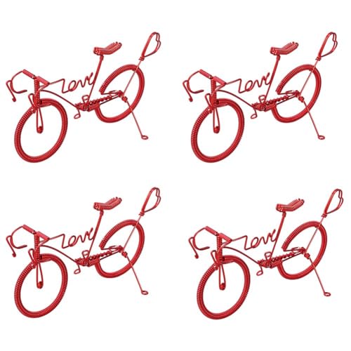 Doengdfo Metall-Fahrradmodell, Dekoratives Metall-Fahrrad-Dekor, Fahrrad, Retro-Klassiker, Fahrradmodell, Figur, Heim-Tischdekoration, Ornamente von Doengdfo