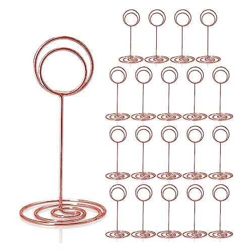 Doengdfo Tischkartenhalter, Tischnummernständer für Hochzeit, Abschlussfeier, Empfang, C, 8,5 cm, 20 Stück Doengdfo Tischkartenhalter, Tischnummernständer für Hochzeit, Abschlussfeier, Empfang, C, 8,5 cm, 20 Stück von Doengdfo