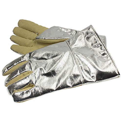 Dönges Alwit Hitzeschutzhandschuhe, 11 (universal) (Handschuhe hitzebeständig Hitzehandschuh Hitzeschutzhandschuh hitzeschutz), Schutz vor Strahlungswärme < 1300 °C, Schutz vor Kontaktwärme < 500 °C von Dönges