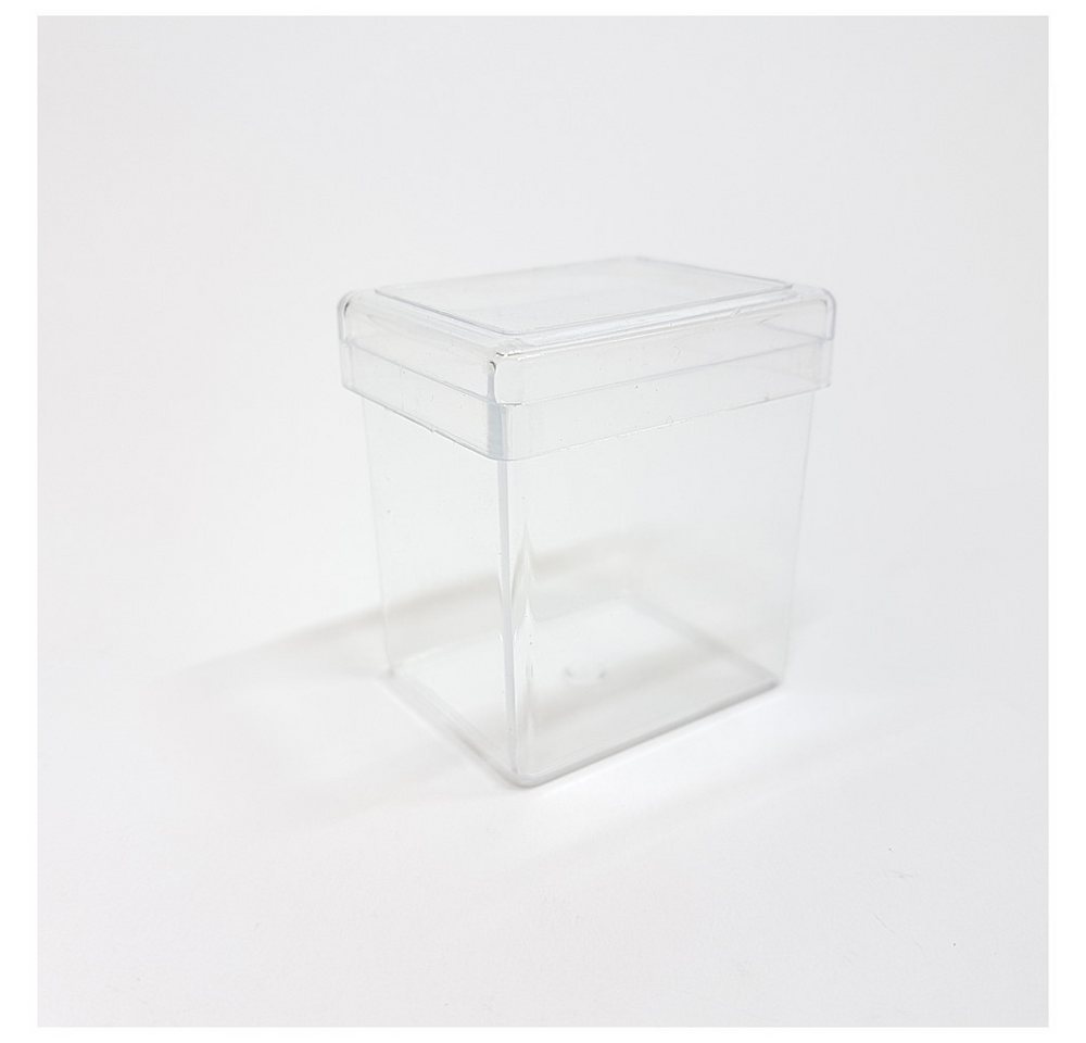 Dönges Aufbewahrungsbox Dose transparent mit Deckel, 47 x 34 x 42 mm von Dönges