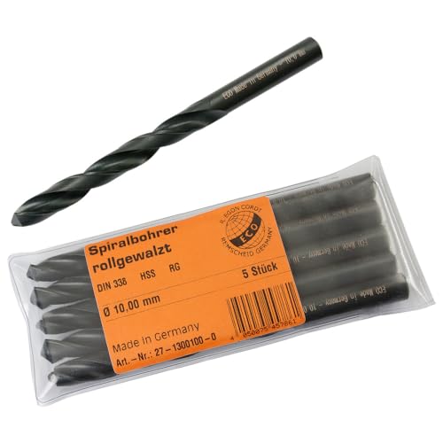 Dönges HSS-Spiralbohrer DIN 338, Ø 9,0 mm (HSS Spiralbohrer Metallbohrer) von Dönges