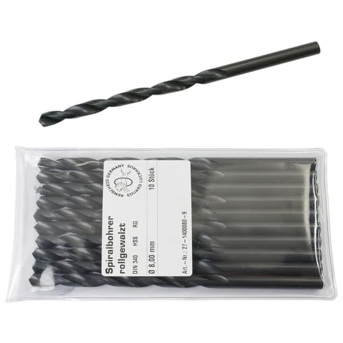 Dönges HSS-Spiralbohrer lang, DIN 340N, Ø 6,0 mm (Metallbohrer Spiralbohrer HSS) von Dönges
