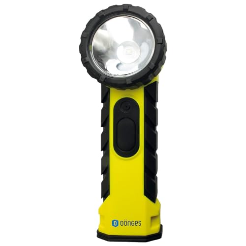 Dönges Handlampe HL 4AA WK ATEX (Knickkopflampe Winkellampe Ex-Lampe Gürtelclip EX-325 Waldbrand) Schutzart: IP54/Leuchtmittel: LED (Cree XP-2G)/Ex-Schutz: ATEX/Zone 0: II 1G Ex ia IIC T4 Ga von Dönges