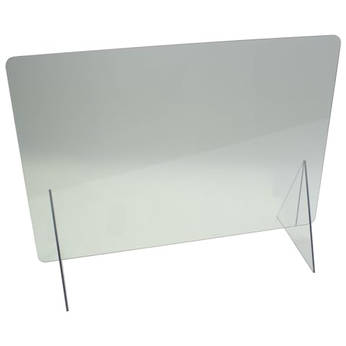 Dönges Infektionsschutzwand Querformat, 50 x 70 cm, 5 mm JDISW-Q (Durchreiche Hustenschutz Infektionsschutz Niessschutz Schutzglas Schutzscheibe Spritzschutz Spuckschutz Spuckschutzwand) von Dönges