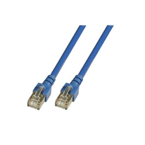 Dönges Patchkabel Cat. 5e 2xRJ45 F/UTP, 1 m, blau (Datenkommunikation kabel netzwerkkabel sftp netzwerkverkabelung ethernetkabel geschirmt utp Datenkabel Cat5 Cat6 Kat5 Kat6) von Dönges