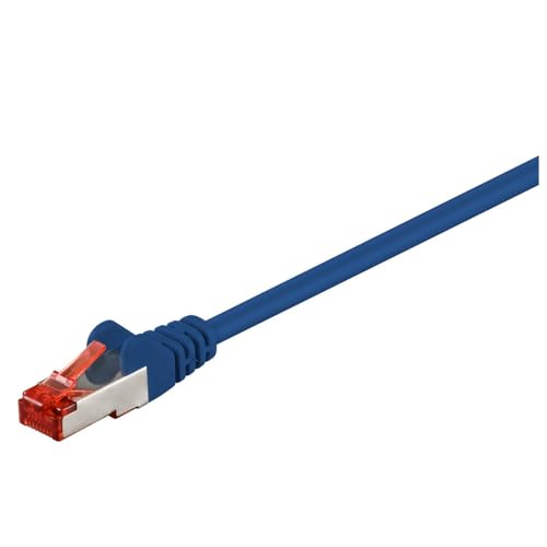 Dönges Patchkabel Cat. 6, 2x RJ45 mit S/FTP, 5 m, blau (Datenkommunikation netzwerkkabel sftp netzwerkverkabelung ethernetkabel geschirmt Datenkabel Cat5 Cat6 Kat5 Kat6) von Dönges