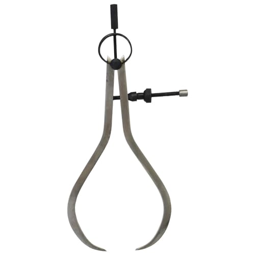 Dönges Präzisions-Federaussentaster DIN 6487, Länge 150 mm (Spitzzirkel Zirkel Präzisions-Spitzzirkel), mit Vierkantschenkeln, Schnellspannmutter, mit gehärteten Spitzen von Dönges
