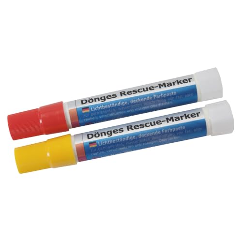Dönges Rescue-Marker, gelb (Rescuemarker Markierstift Kennzeichnungsstift Industrie-Painter Industriemarker Pastenmarker) von Dönges