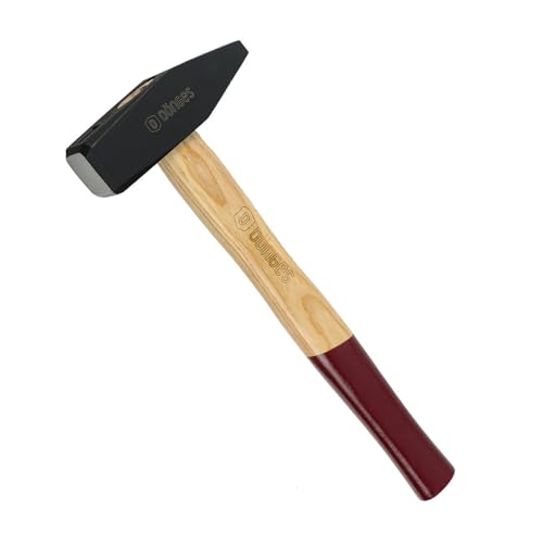 Dönges Schlosserhammer DIN 1041 | Lackierter Eschenstiel | 1000 g Kopfgewicht | Handhammer, Ingenieurhammer von Dönges