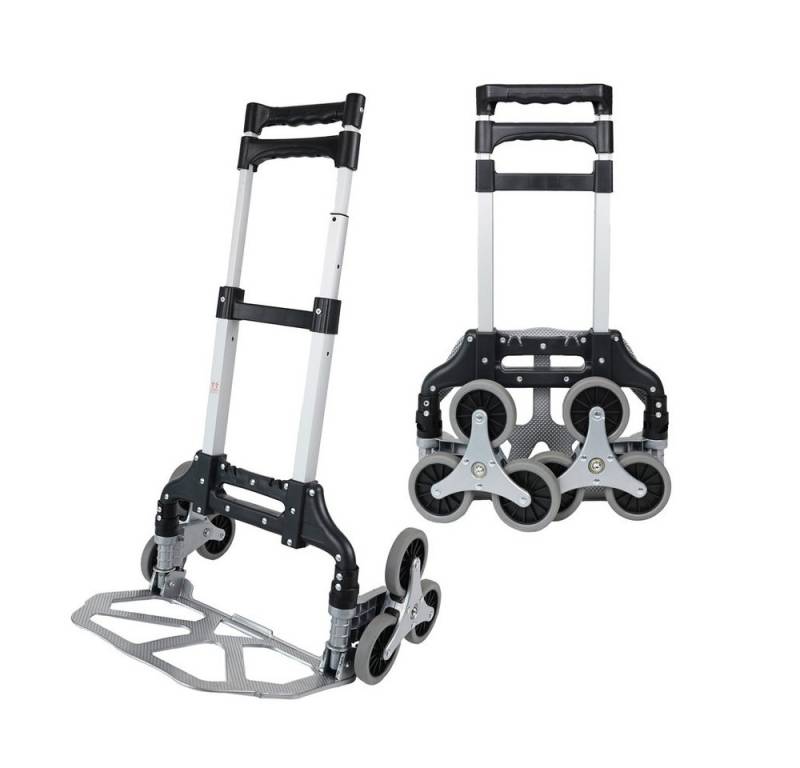 Dönges Transportkarren Treppensteiger-Sackkarre bis zu 75 kg schwarz/grau von Dönges