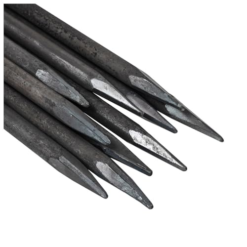 Dönges Schnureisen 10 Stück Ø 16mm x 1000mm I Schnurpfahl für Garten- und Landschaftsbau I gefertigt aus europäischem Stahl | verwendbar als Bodenanker für Mauerschnüre von Dönges